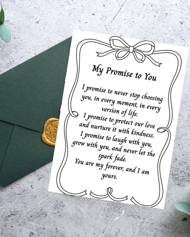 Birthday Letter to Partner Printable Love Keepsake Gift Bundle Canva Template Digital Download image 10