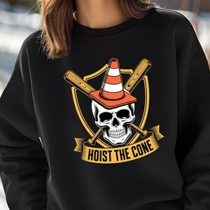 Pirates Hoist The Cone PNG | Funny Baseball Shirt Design | Men Women Humor Digital Download image 4