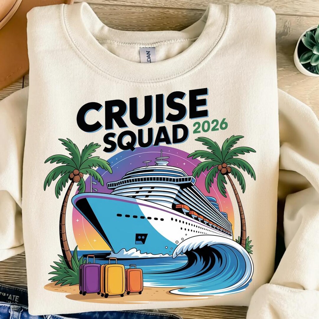 Cruise Squad 2026 Matching Family Vacation PNG Design, Summer Group ...