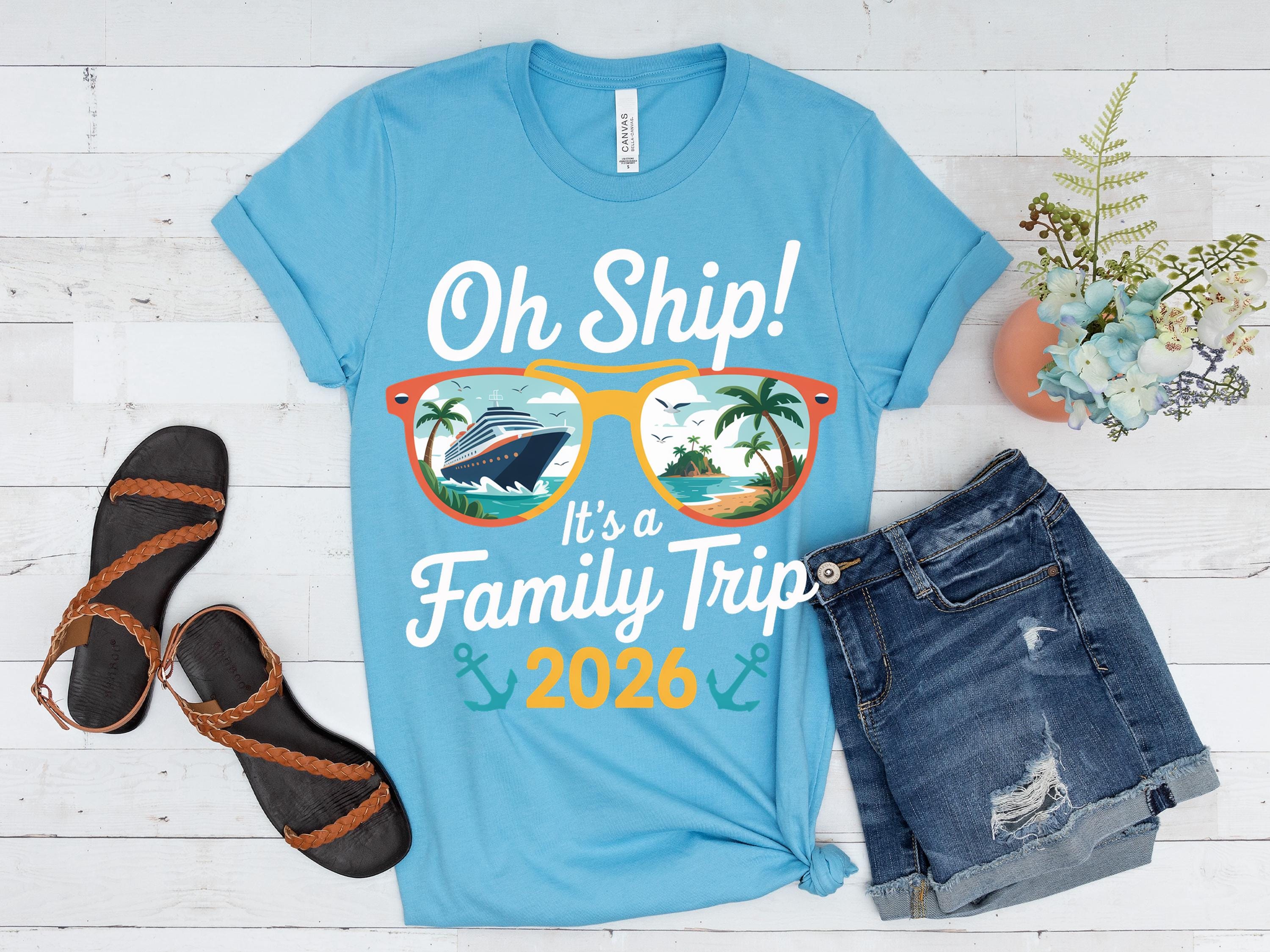 Aw Ship It’s a Family Trip 2026 PNG, Family Cruise PNG, Matching Cruise ...