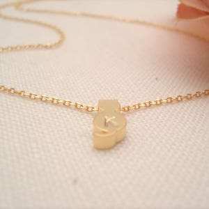 Personalisierte Katze Halskette ...Gold, Silber oder Roségold, einfach jeden Tag, Schichtung, zarter minimalistischer Schmuck, Hochzeit, Brautjungfer Geschenk Bild 4