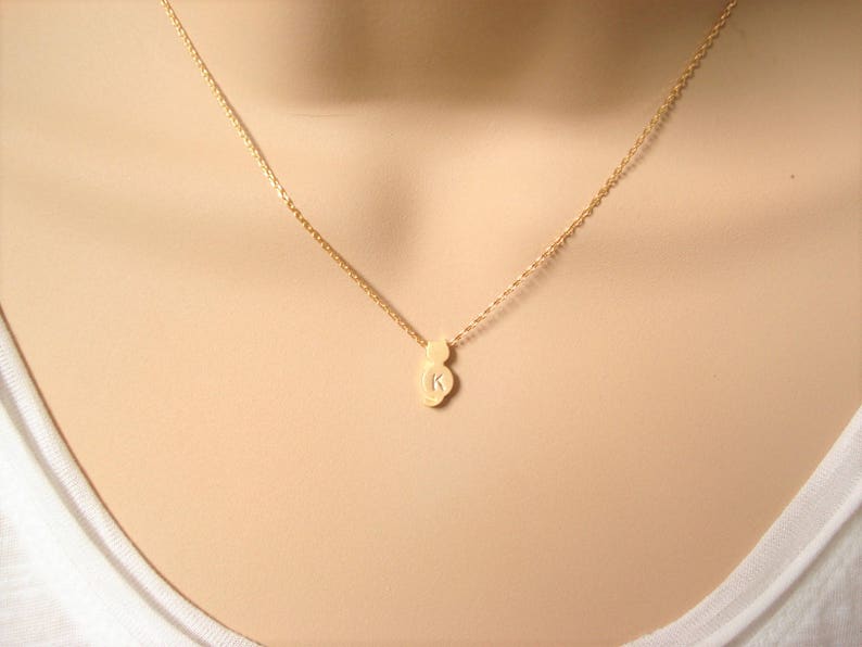 Personalisierte Katze Halskette ...Gold, Silber oder Roségold, einfach jeden Tag, Schichtung, zarter minimalistischer Schmuck, Hochzeit, Brautjungfer Geschenk Bild 3