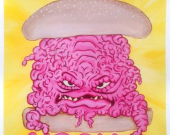 Burger Krang 11"x14" print