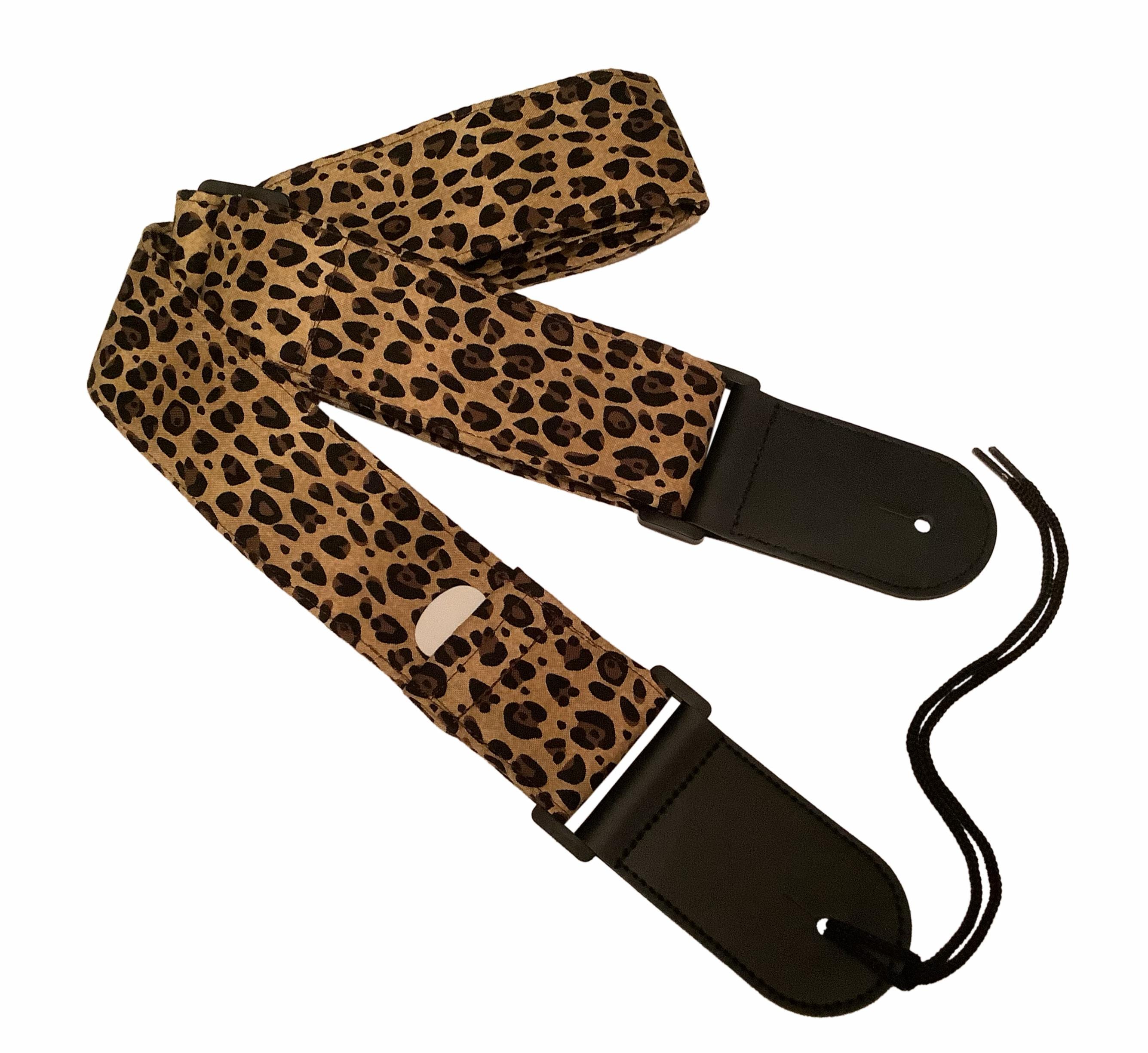 Women\'s Leopard Print Stylish Sling Backpack With Black Guitar Strap S531887c3cdc940a7b457097b6fe99  main image 2