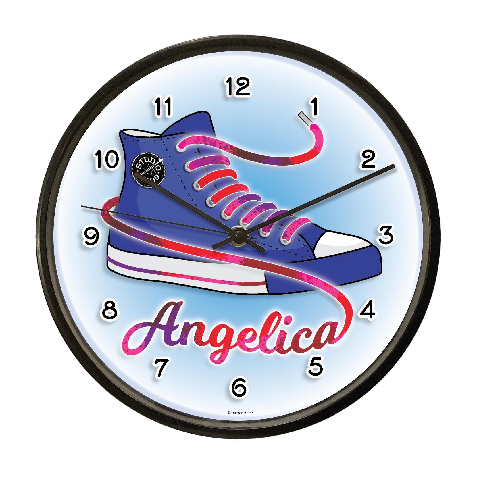 michael jordan mini shoe clock