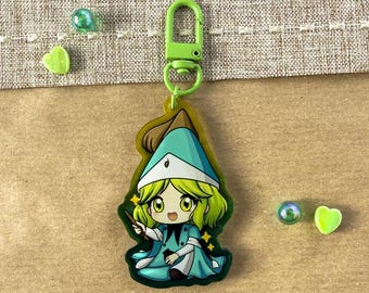 Witch Hat Atelier Keychain - Kawaii Anime Gift - Acrylic Chibi Double Sided Magic Keychain