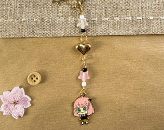 Kawaii Anime Phone Charm - Perfect Gift for Otaku and Chibi Lovers