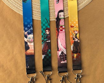 Swordsmen Anime Character Lanyard - Cute Accessory for Fans, collectors and Otaku - Perfect Gift