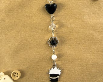 Chibi Anime Mage Phone Charm - Perfect Kawaii Accessory for Otaku and Collectors