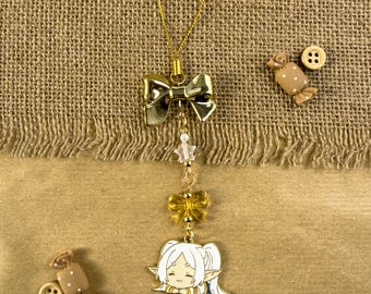 Chibi Elf Phone Charm - Perfect Gift for Anime Lover - Cozy Kawaii Enamel Phone Charm