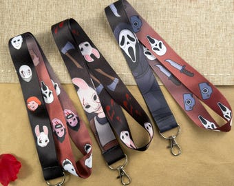 Dead By Daylight Lanyard – Original Spooky Themed Creepy Design for Keys & ID