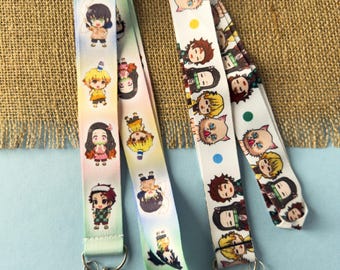 Kawaii Swordsmen Lanyard - Super Cute Anime Accessory for Fans, Collectors and Otaku