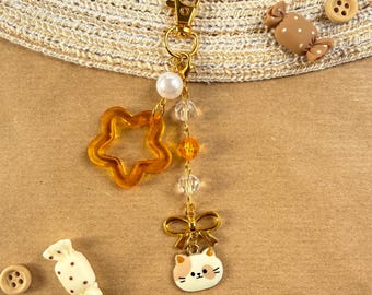 Chibi Cat Phone Charm – Perfect Kawaii Phone Strap for Cat Lovers