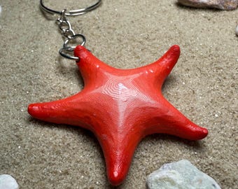 Valorant Neptune Starfish Gun Buddy Keychain | Hand-Painted Marine Accessory