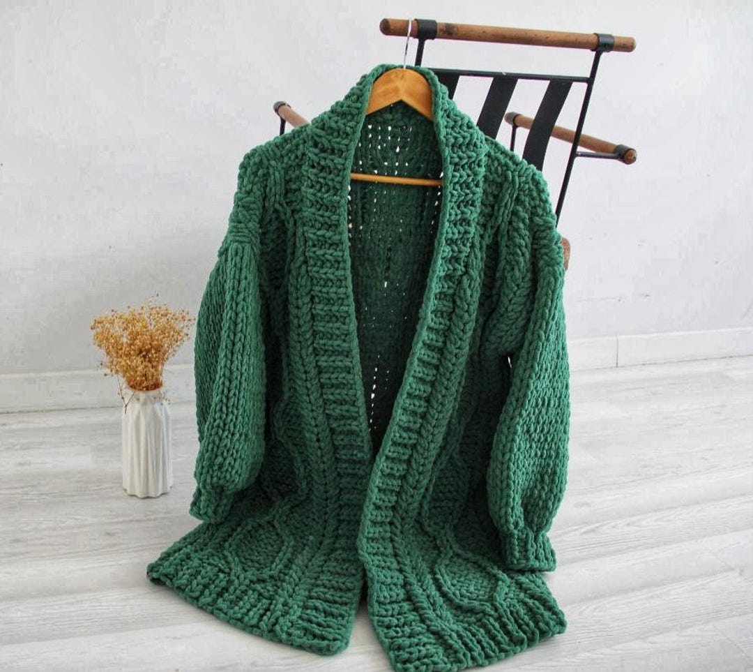 Emerald Cardigan Sweater