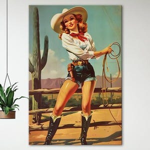 小物 50s style western pinup girll WACKOMARIA 50s style western pinup girll WACKOMARIA