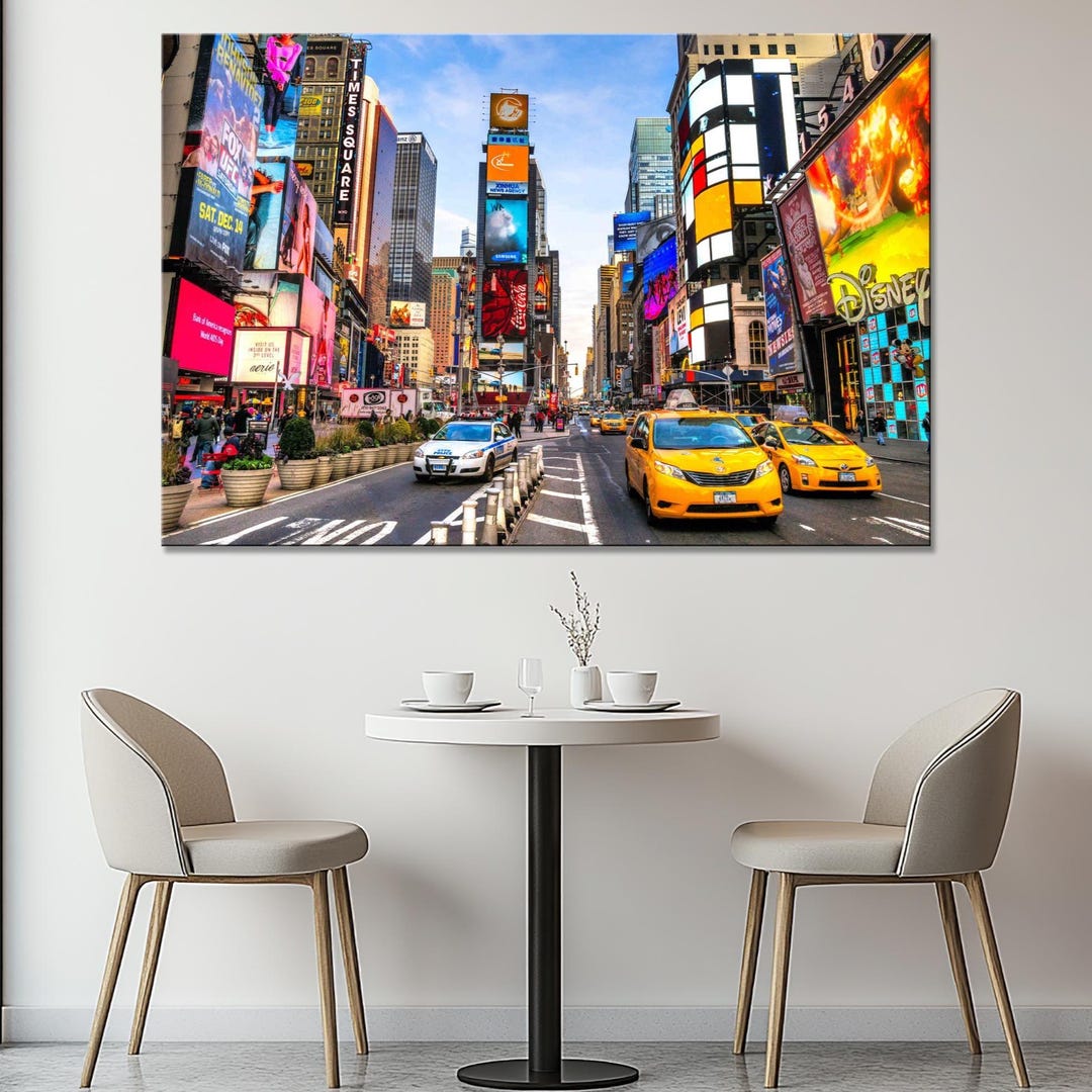A closer look at Urban Skyline Wall Art