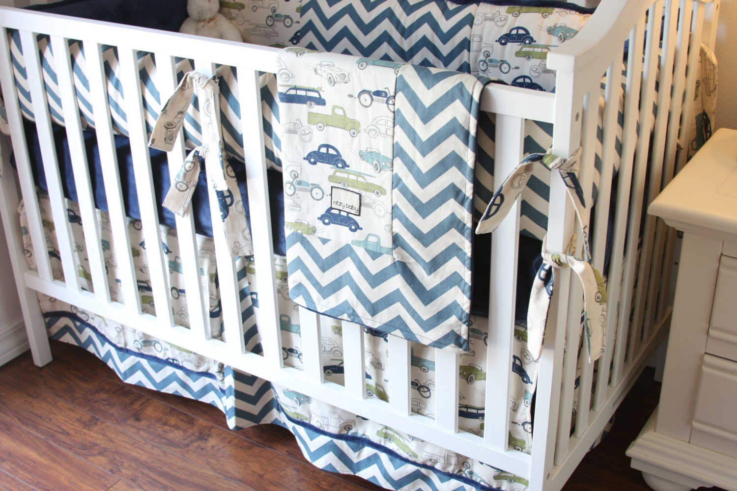 Vintage Cars Boy Crib Sets Boy Crib Bedding Cars Bedding for Etsy