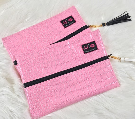 Ready to Ship Makeup Junkie Bag for Ritzy Baby Blush Gator ...