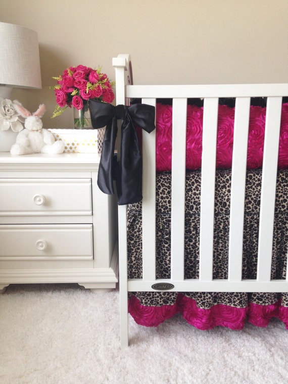 Hot Pink Crib Bedding : 17 Best images about Pink & Lime Green Stuff on