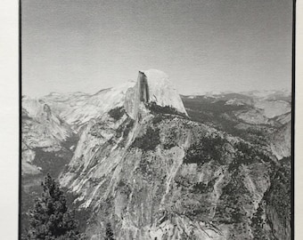 Silver Gelatin Forte 11x14 fiber based print of Half Dome