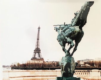 Type RA 8x10 color darkroom print of the Eiffel in Paris