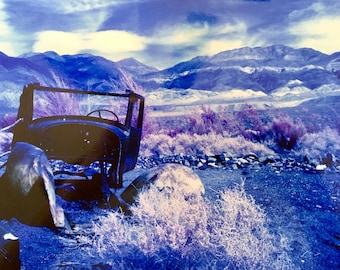 Impresión tipo RA de Kodak EIR color Película infrarroja tomada del Valle de la Muerte, California