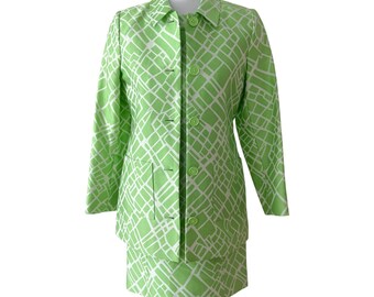 Vintage Small Dress Petite Blazer Set Extra Small Silk Formal Suite Retro MOB 2 Piece Blazer Work 2 Piece 60s Set Retro Office Classic