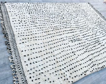 Moroccan rug - Beni ourain rug - Handmade rug - Custom Area rugs 8x10 - Bohemian Decor handmade area rug - Berber rug- Rugs for living room