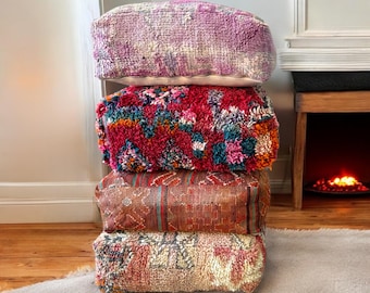 70% OFF Morocco Kilim Pouf, Outdoor Furniture Pouf, Vintage Moroccan Ottoman, Outdoor Chair Pouf, Yoga Meditation Poof, Outdoor Kilim Poufs
