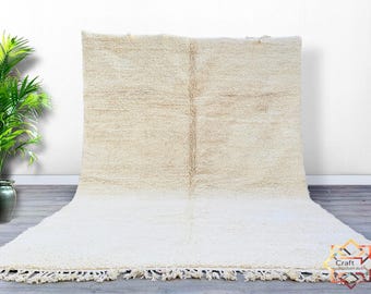 Tappeto marocchino, tappeto beni ourain fatto a mano, tappeto di lana minimalista, tappeto su misura, tappeto berbero, tapis marocain, tappeto di lana, tappeto di grandi dimensioni