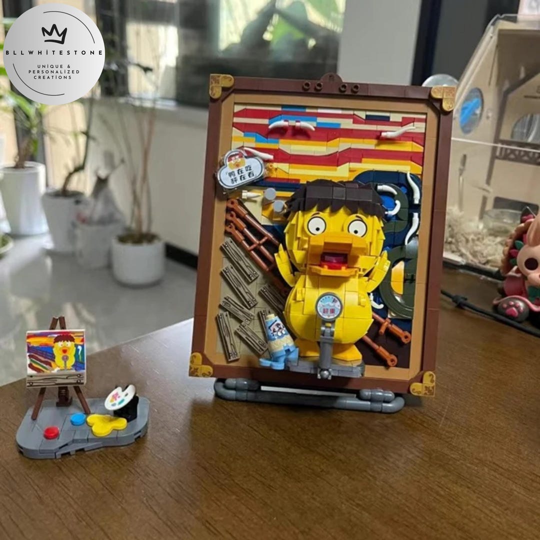 DIY Mini Building Blocks: 3D Famous Painting Ornaments scream ...