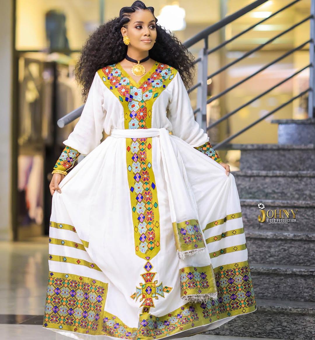 Ethiopian Dress for Women, Habesha Dress, Ethiopia Saba Kemis, Eritrea  Zuria Handmade Clothing, New Habesha Cultural Traditional Design Gift -  Etsy Israel