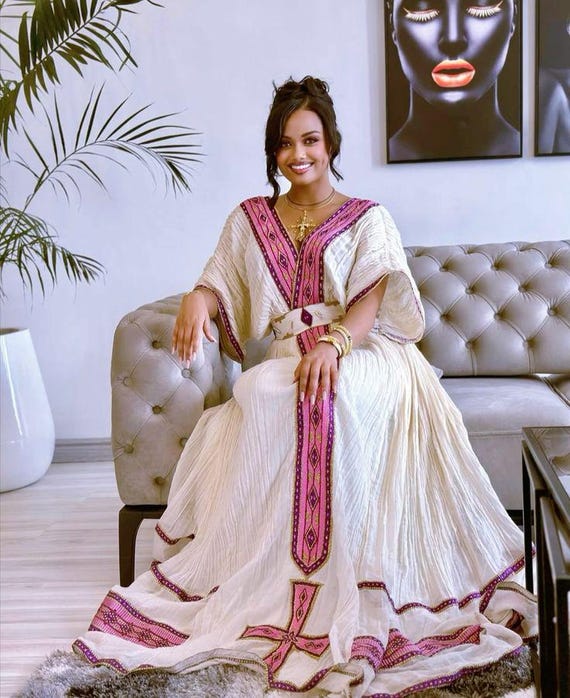 Ethiopian Dress for Women, Habesha Dress, Ethiopia Saba Kemis, Eritrea  Zuria Handmade Clothing, New Habesha Cultural Traditional Design Gift -  Etsy Israel