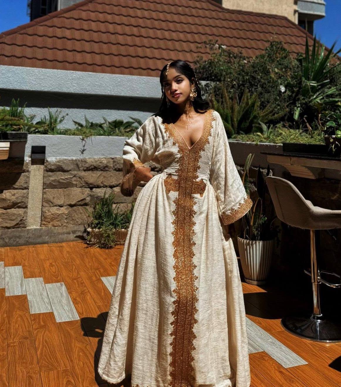 slim fit dress slacks Gold Habesha Kemis – New Luxury Design Traditional Ethiopian Dress wit –  Habesha Dresses Store
