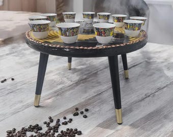 Ethiopian Coffee Set- Jebena, Sini Cups & Saucers - Etsy 日本