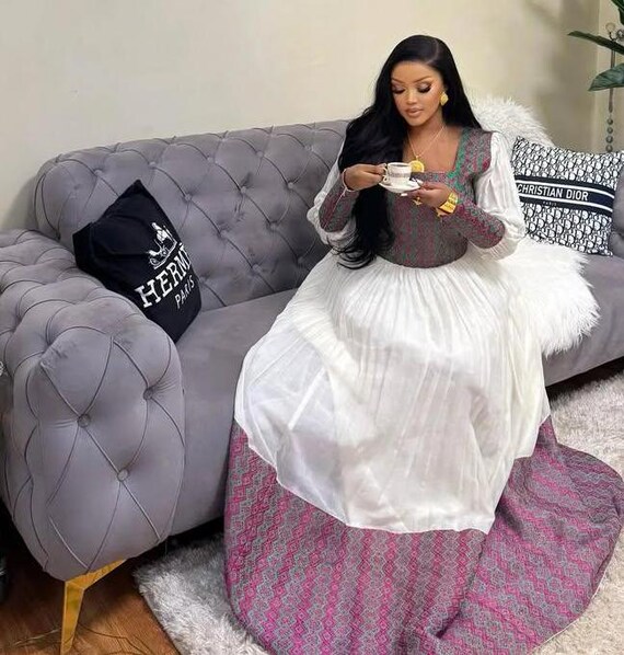 ethiopia dress fashion Finan Ethiopian Fashion Dress 3XL