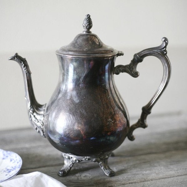50 PERCENT OFF silver plate teapot