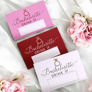 10 jeux à boire EVJF, osez les cartes, si jeu de cartes à gratter, parfait pour une soirée entre filles, disponible en plusieurs couleurs