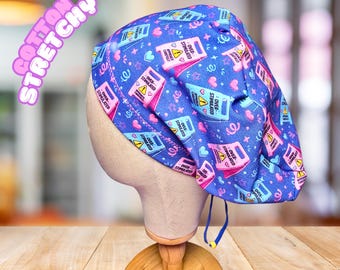 Overstimulated Stretchy Knit Scrub Hat