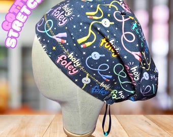 Holy Foley stretchy cotton scrub hat