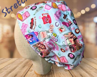 Gorro quirúrgico de punto elástico inspirado en Chappell Roan: Gorro estilo pixie europeo