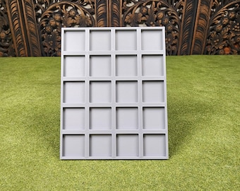 25mm SquareTo 30mm Square Base Conversion Movement Trays - Wargaming Old School