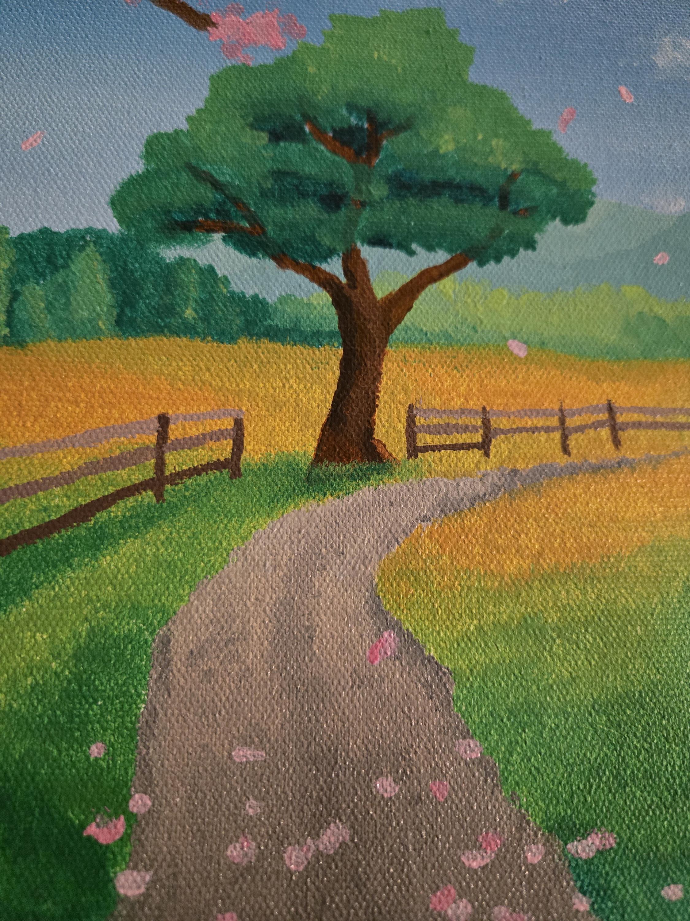 Whispers of Spring - Original Acrylic Painting on Canvas - Etsy