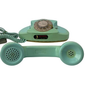 Western Electric Princess Phone 702B Mint Green Rotary 1967 Bell System MCM USA