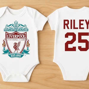 Personalised Football Baby Vest