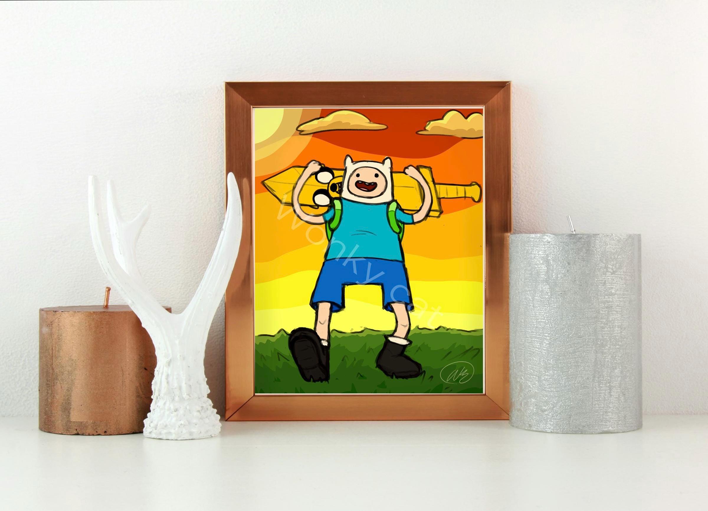 Digital Download Adventure Time Finn and Jake Fan Art