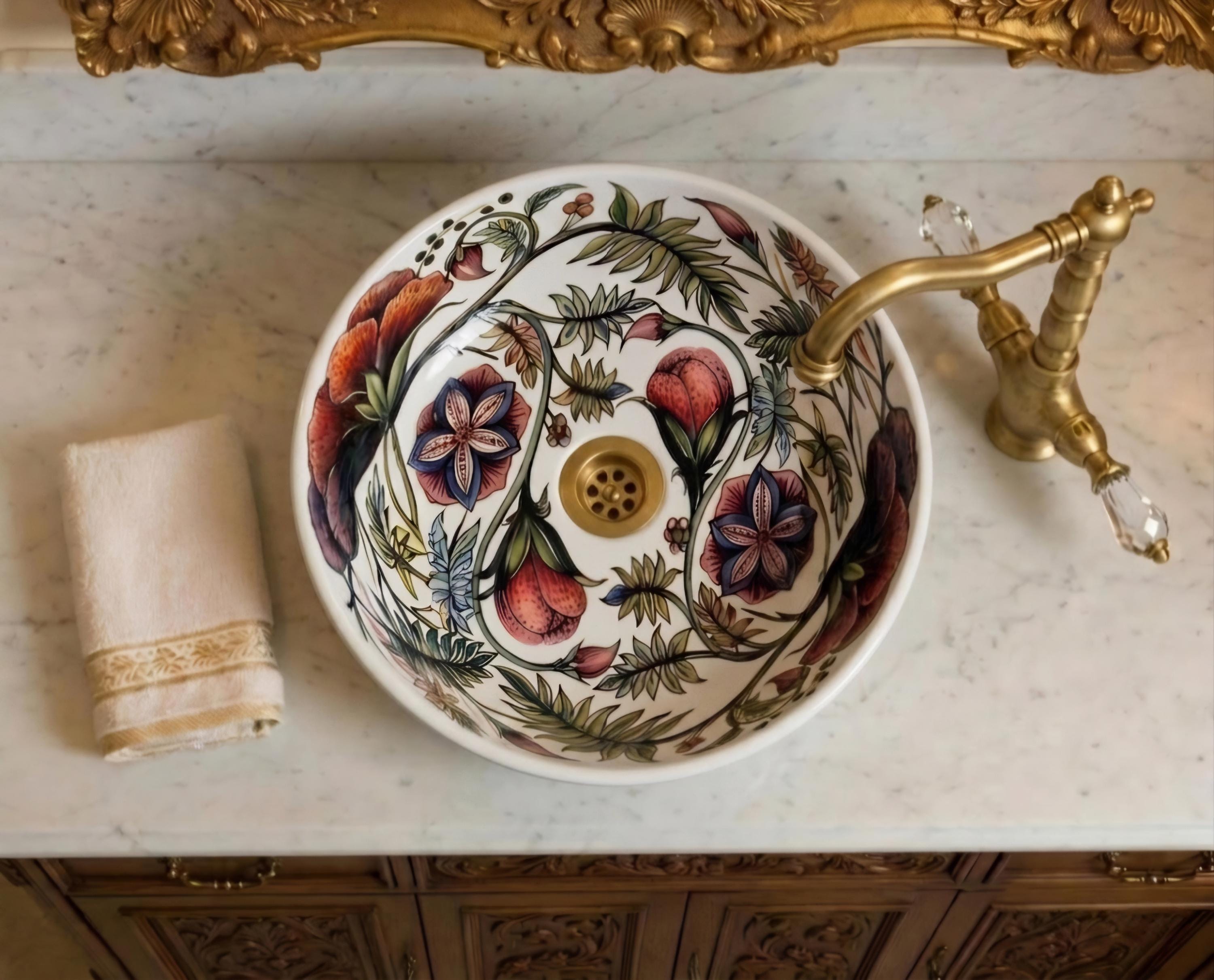 Vintage Round Sink - Etsy
