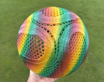 Trionda Airless Soccer Ball - FIFA World Cup 2026 Inspired - 3D Printed TPU Football - Innovative Lattice Design - Soccer Training Gear