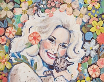 Dolly with Flowers